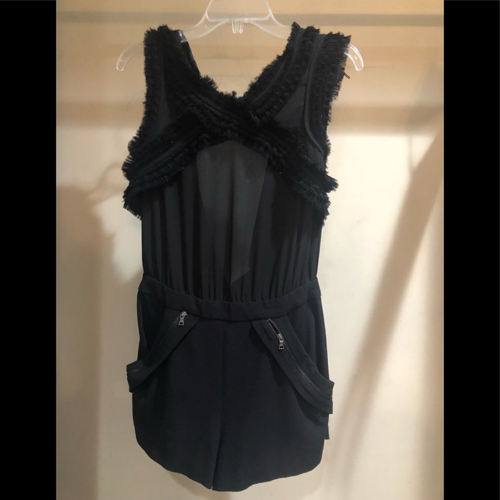 Bcbg black romper size 2